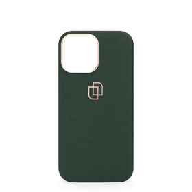 Limitado Forest Green Saffiano skal - iPhone 13 Pro