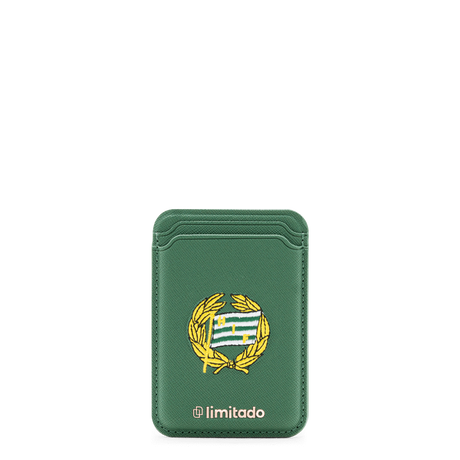 Bajen by Limitado Grön Saffiano Telefon Korthållare – Självhäftande