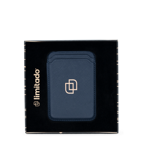 Limitado Midnattsblå Saffiano Telefon Korthållare – Magsafe