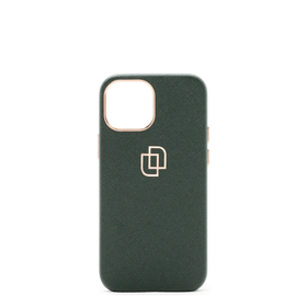 Limitado Forest Green Saffiano skal - iPhone 13 Mini