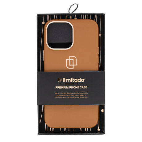 Limitado Ljusbrunt Läder skal – iPhone 13 Pro Max