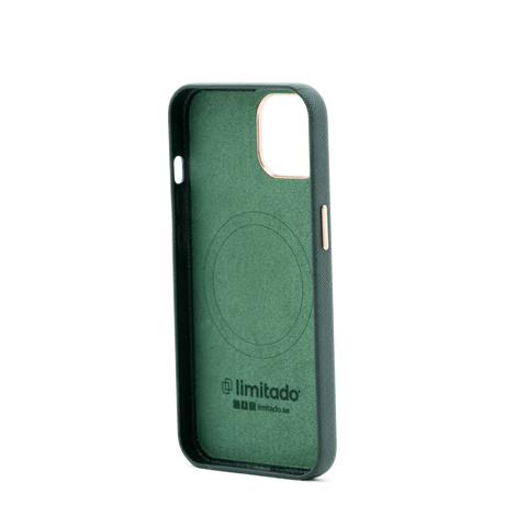 Limitado Forest Green Saffiano skal – iPhone 13